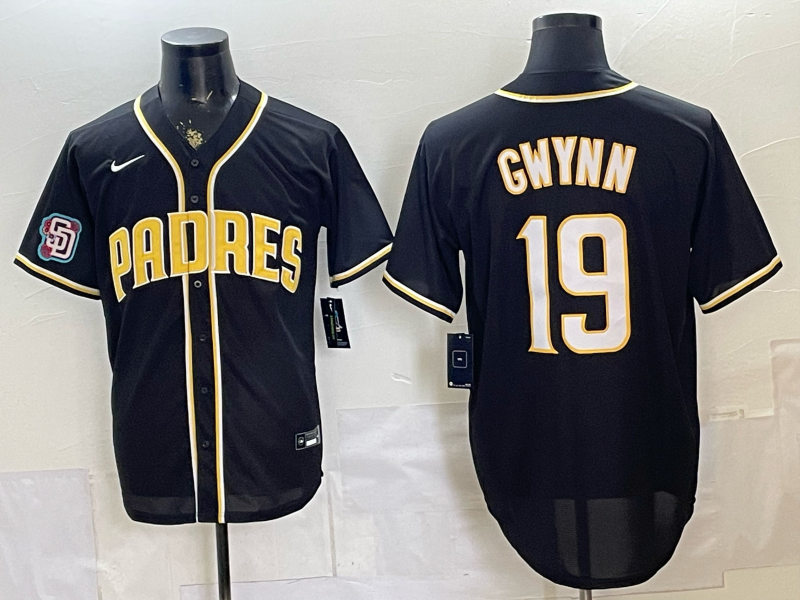 Men San Diego Padres #19 Gwynn  black Nike 2026 MLB Jersey 0528001